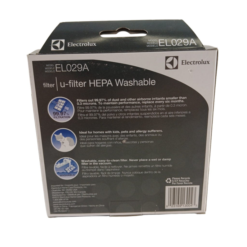 EL4215G - HEPA Washable Nimble U-Vacuum Filter - XPart Supply