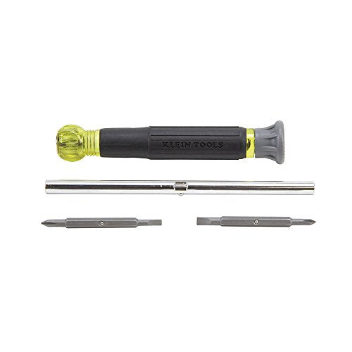 KLEIN TOOLS 32581 Screwdriver, 4-in-1 Precision Electronics Screwdriver with Industrial Strength Bits Klein Tools - Appliance Genie