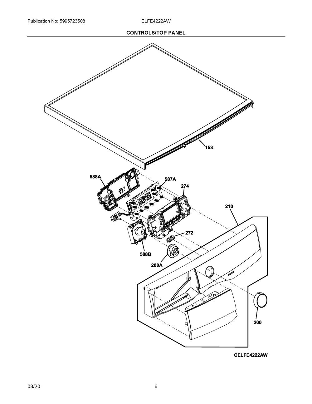 A20759302 Dryer Control Panel - XPart Supply