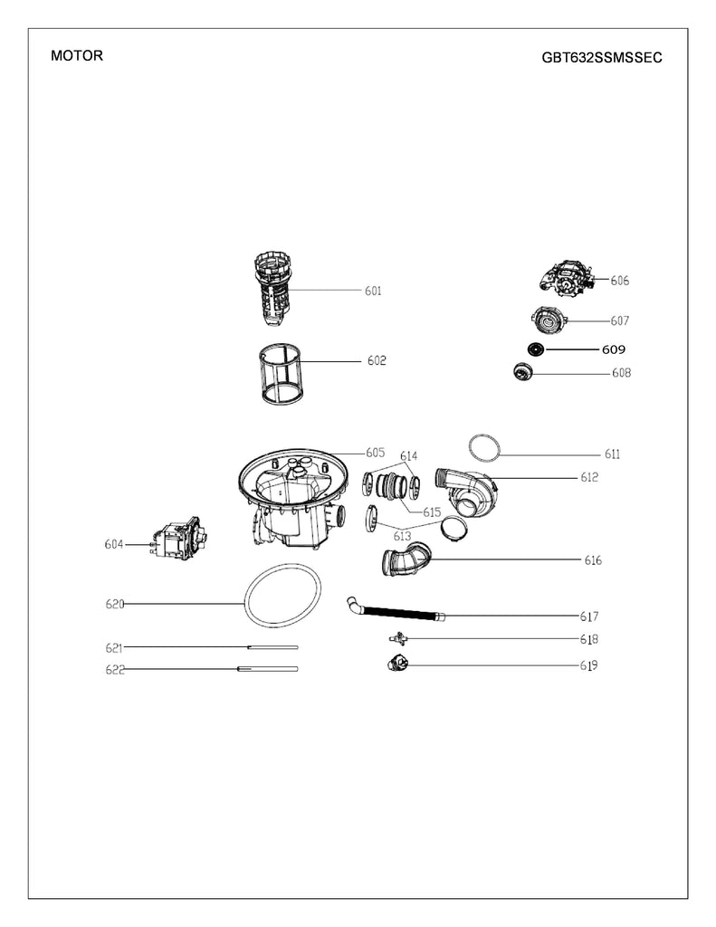 WG04F11273 Dishwasher Drain Hose - XPart Supply
