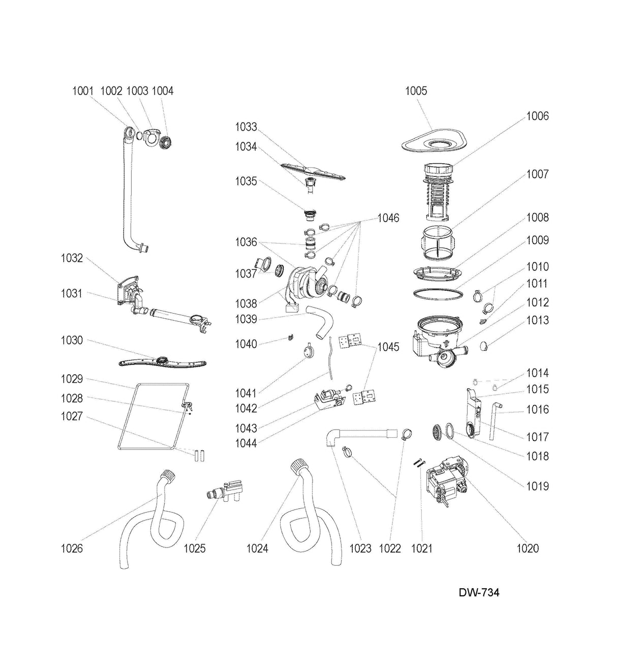WG04F09995 Dishwasher Drain Hose - XPart Supply