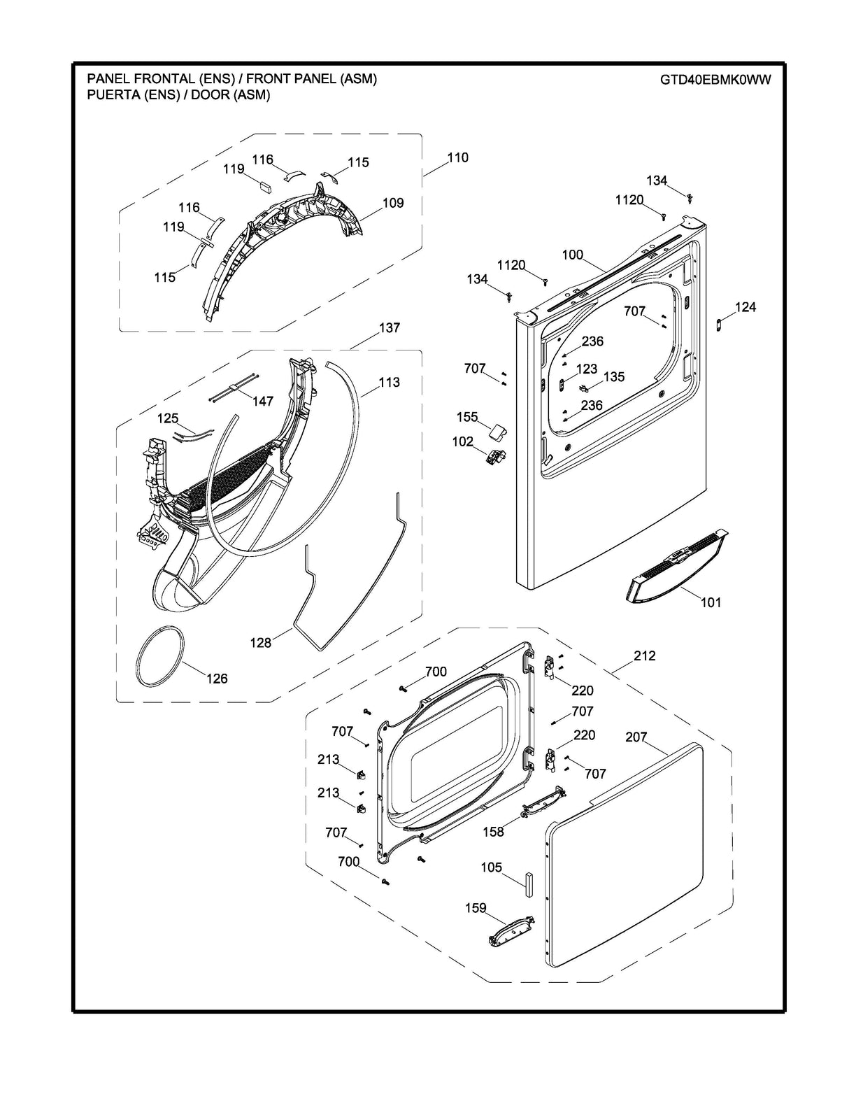 WW02A00250 Dryer Bearing Slide (replaces WW03A00016)