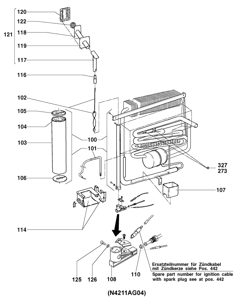 WR01L10785 Refrigerator Spring Closure