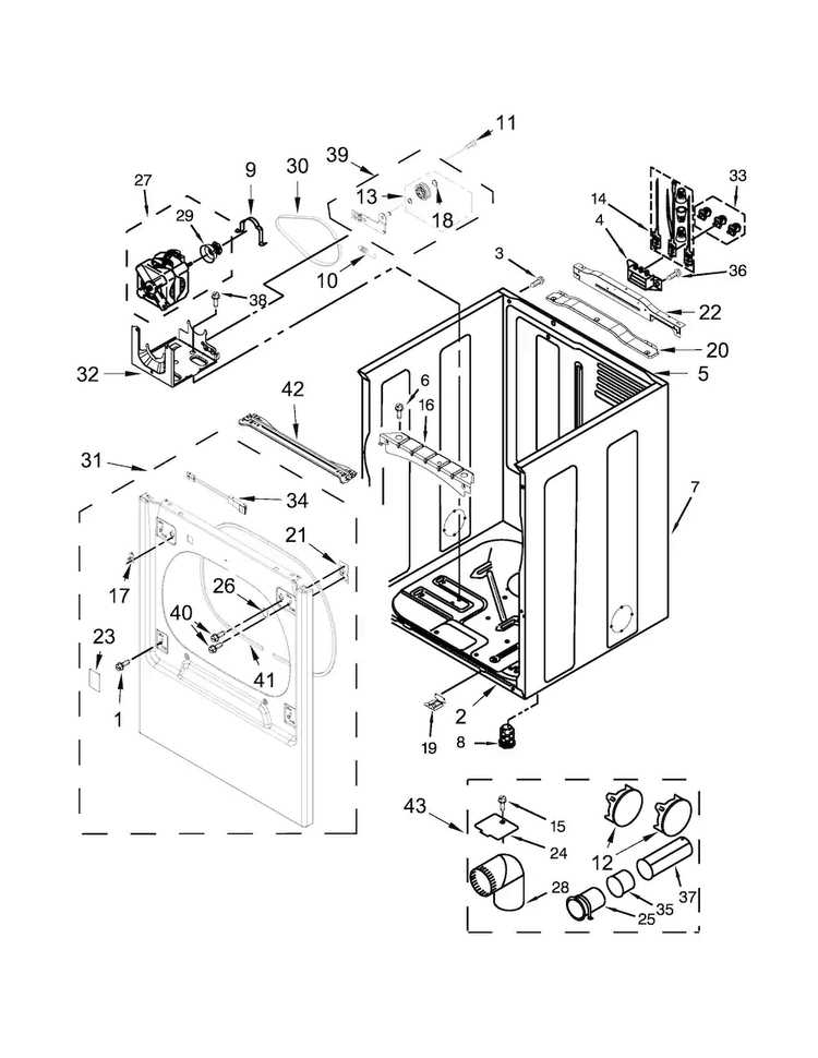 XP11162091 Dryer Drive Belt (replaces W11162091, W10610886)