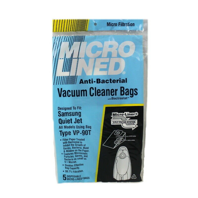 Micro Lined Samsung Vp-90 Quiet Jet Paper Vacuum Bags 5 Pack - XPart Supply