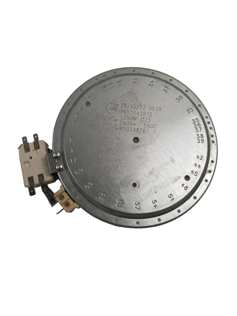 W10823711 Range Front Left Radiant Surface Element, 6", 1200W