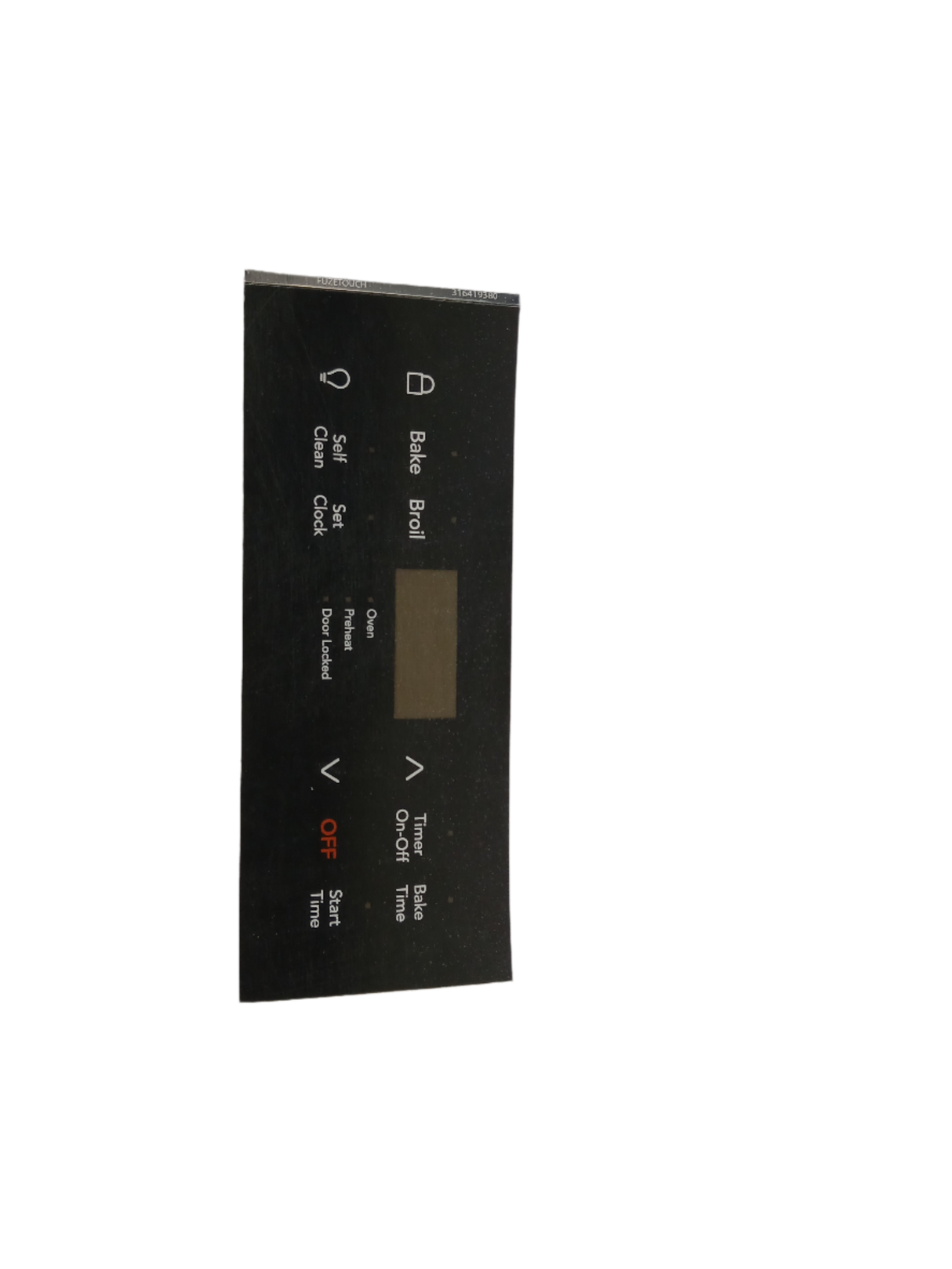 316419380 Range Oven Overlay, Black