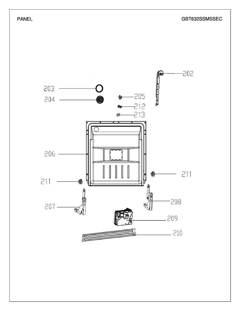 WG04F11282 Dishwasher Detergent Dispenser - XPart Supply