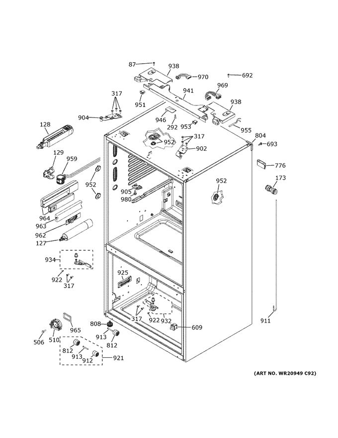 WR23X29161 Fresh Food Door Light Switch - XPart Supply