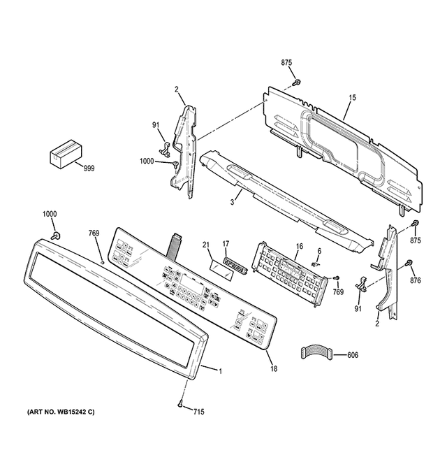 WG02F10035 Oven UI Control Assembly - XPart Supply