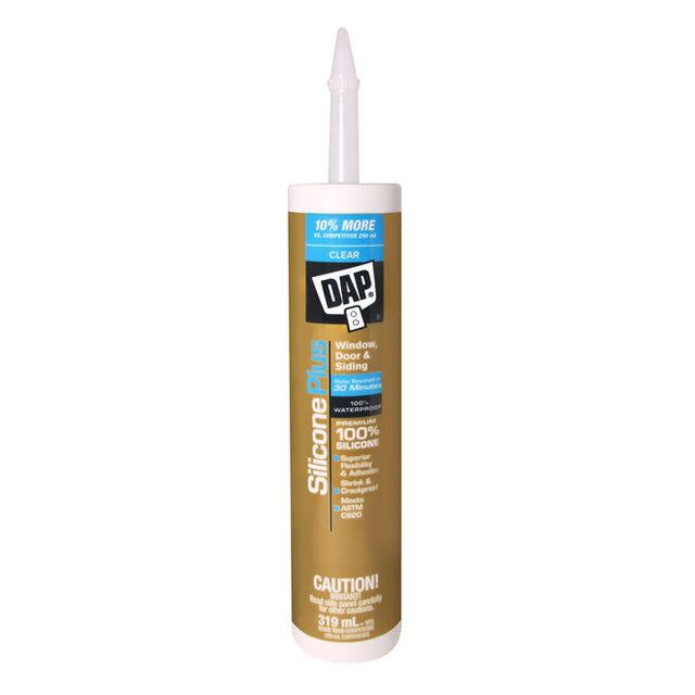 73352 Premium Silicone Rubber Window & Door Sealant, Clear, 300mL - XPart Supply