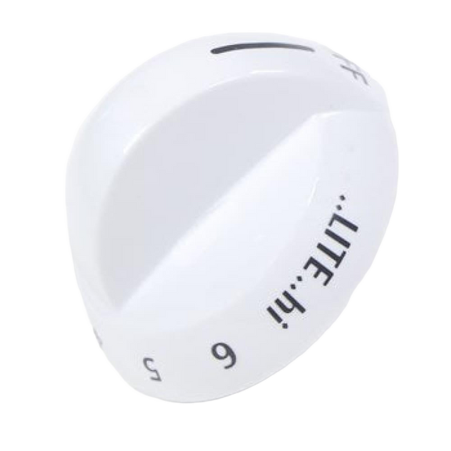 316220008 Range Burner Control Knob, White - XPart Supply