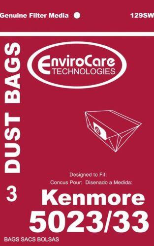 Kenmore 5033 , 5023 Type E Canister Vacuum Bags (3pk) by EnviroCare 129SW - XPart Supply