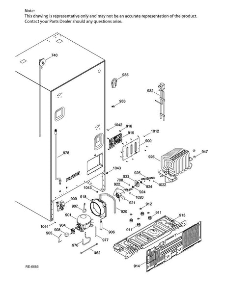 WR01A02063 REFRIGERATOR HOLDER RAIL 225D8676P001 - XPart Supply