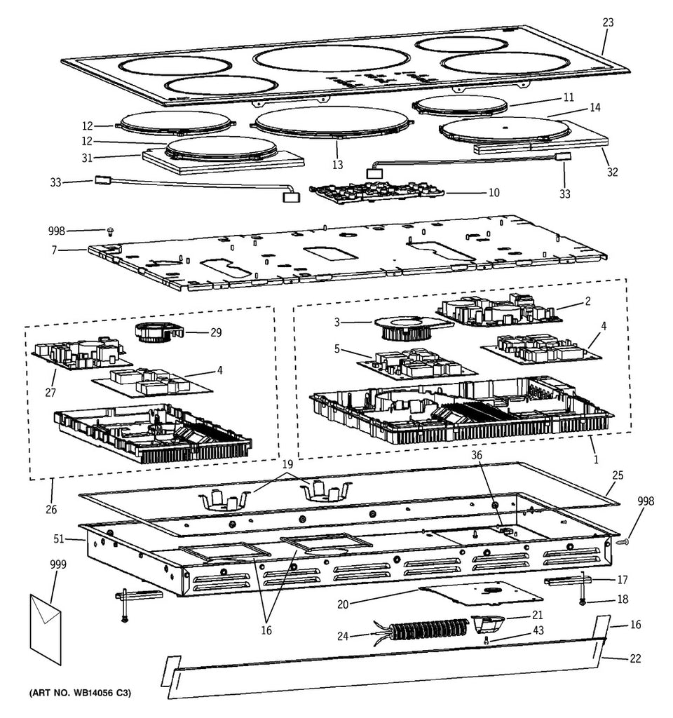 WG02F06234 Cooktop Generator Module (Left) - XPart Supply