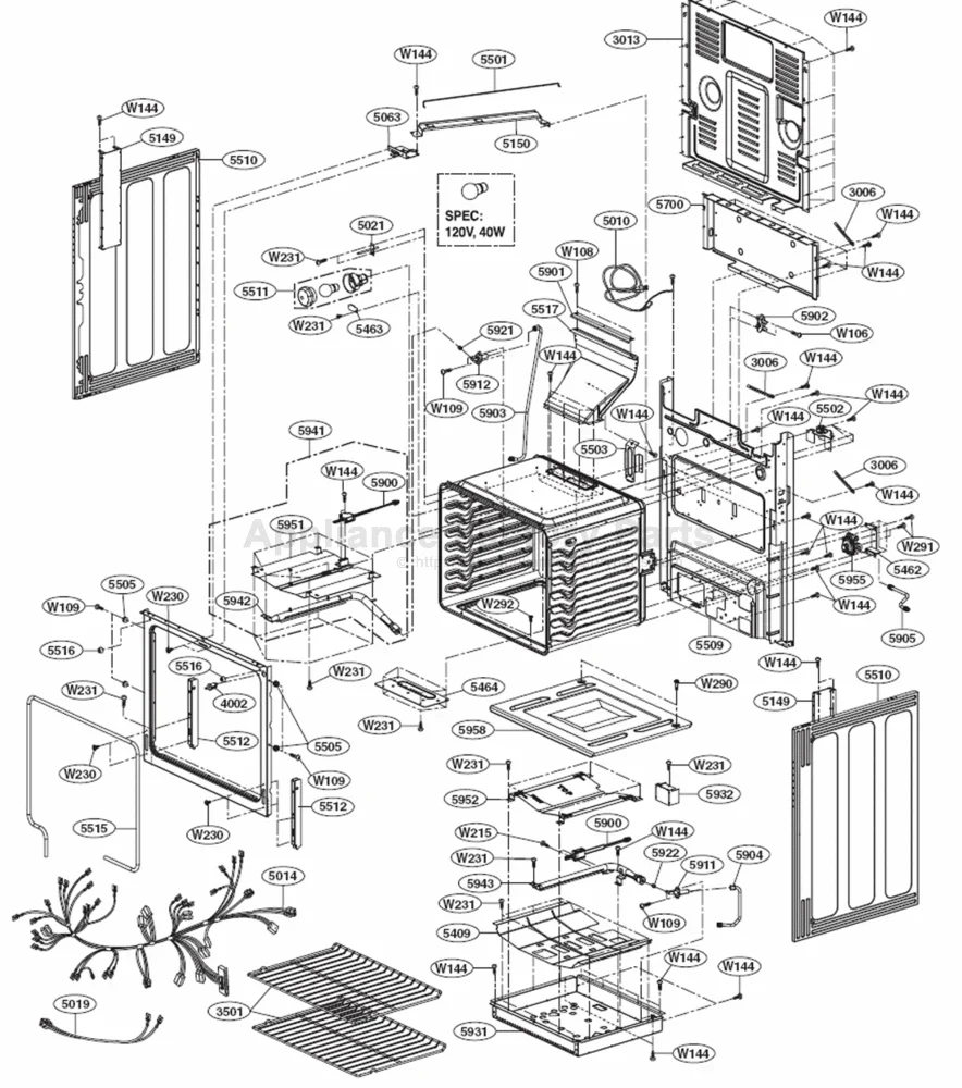 ABF72989802 Oven Burner Assembly - XPart Supply