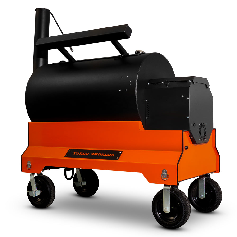 Yoder Smokers YS1500S Comp Cart (Orange) - XPart Supply