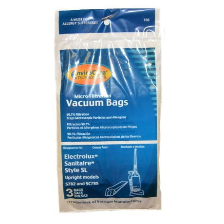 Eureka Type SL Upright Vacuum Bags 3pk Part 156 - XPart Supply