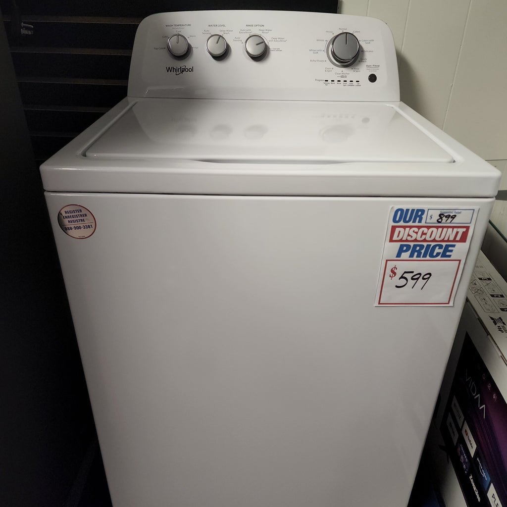 3.8 cu. ft. White Top Load Washing Machine with Soaking Cycles WTW4855HW2 - XPart Supply