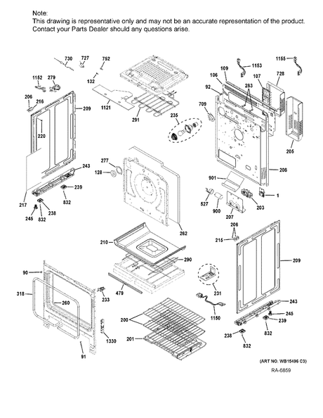 WS01F08624 Range Door Latch Assembly - XPart Supply