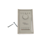 1E30N-311 White-Rodgers 24V Thermostat, Heat Only, Vertical, ­°C/°F - XPart Supply