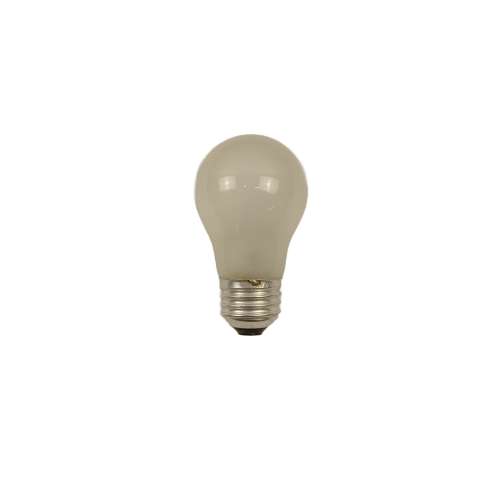 40W A15 Appliance Light Bulb for Refrigerators, Ranges, and Dryers. 40W, 120V. - XPart Supply