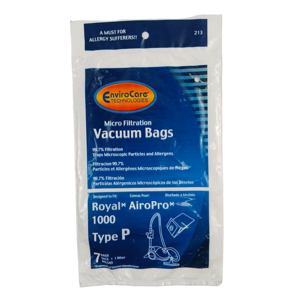 213 Vacuum bag, Micro Filtration Type "P" - XPart Supply