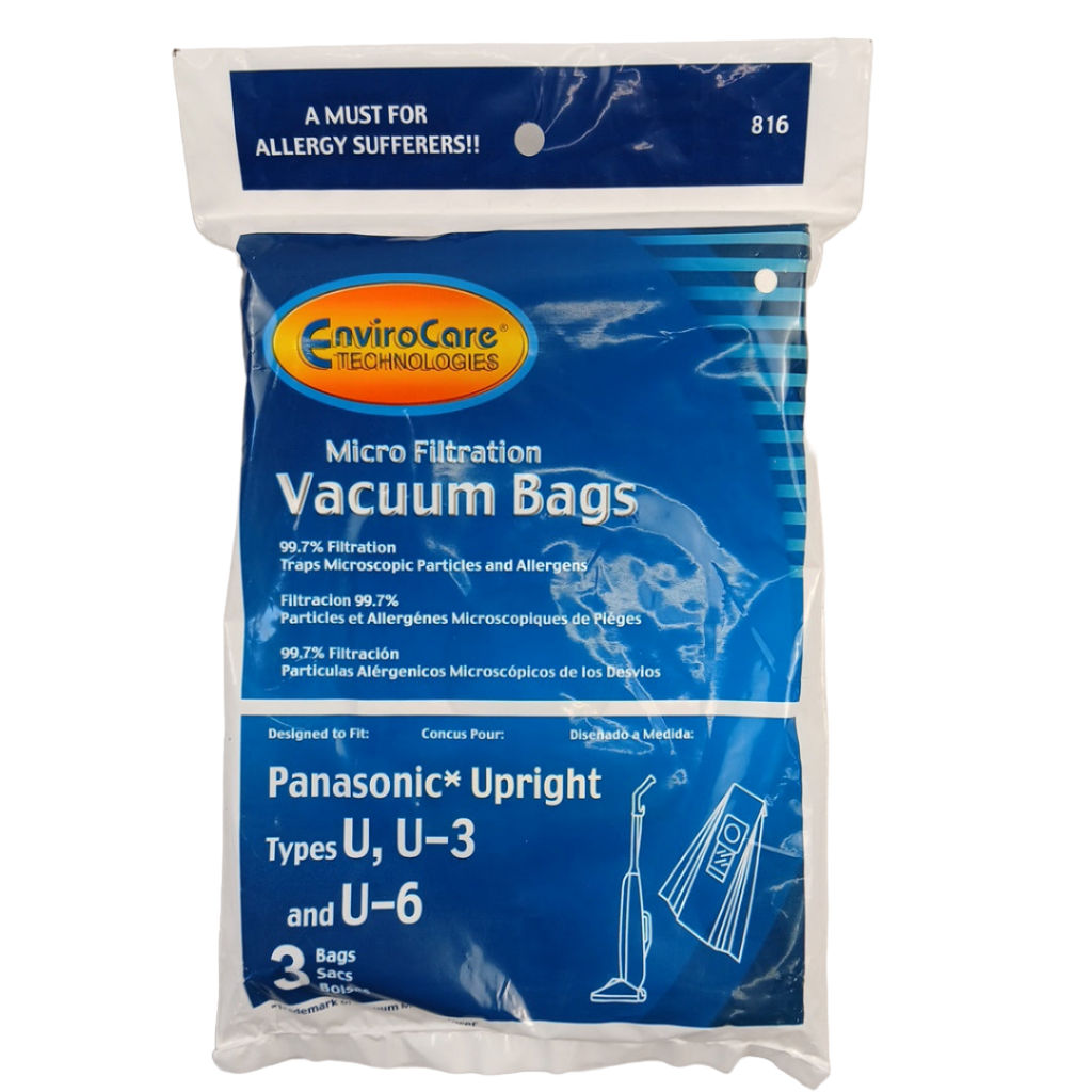 816 VACUUM BAG, Micro filtration 3 PK - XPart Supply