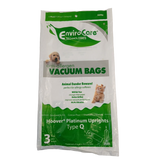 A890 Vacuum Bag, Type Q Anti-Allergen Vacuum Bags 3pk - XPart Supply