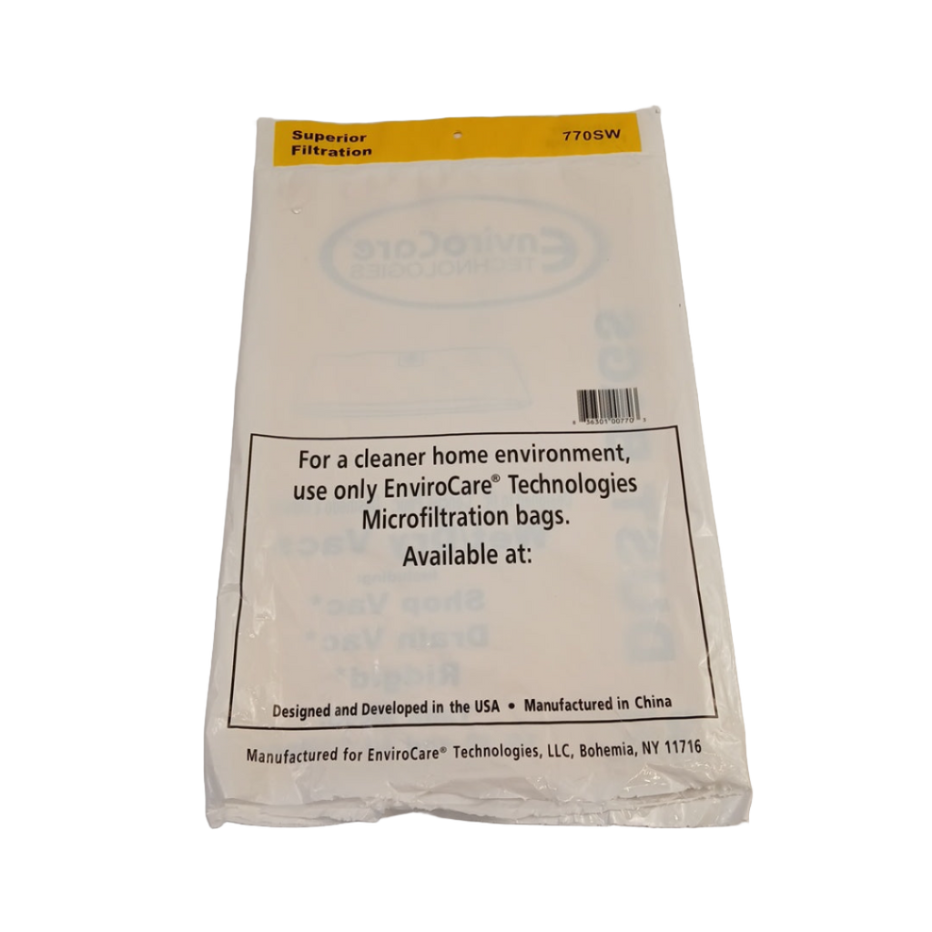 770SW Vacuum Bag, Wet/Dry Dust Bag, 3pk - XPart Supply