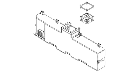 WG03L09516 Refrigerator Fresh Food Evaporator Cover with Deli Fan - XPart Supply