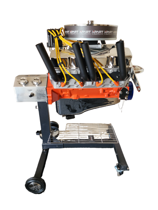 V8 Engine Hot Rod Gas Grill Barbecue - XPart Supply