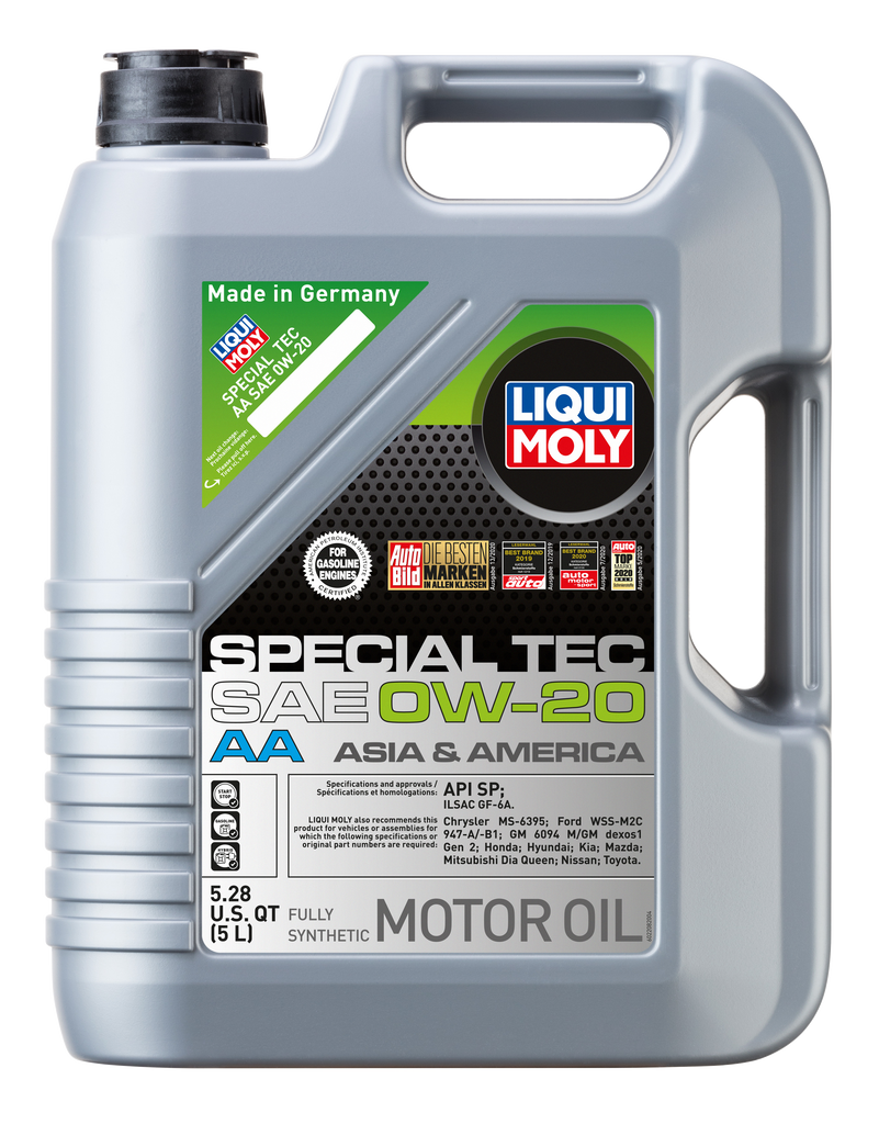 2208 LIQUI MOLY 5L Special Tec AA Motor Oil 0W20 - XPart Supply