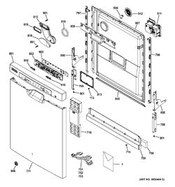 WG04L03119 Dishwasher Door Gasket - XPart Supply