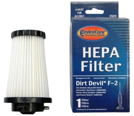 F929 Royal Dirt Devil Filter F2, HEPA Type - XPart Supply