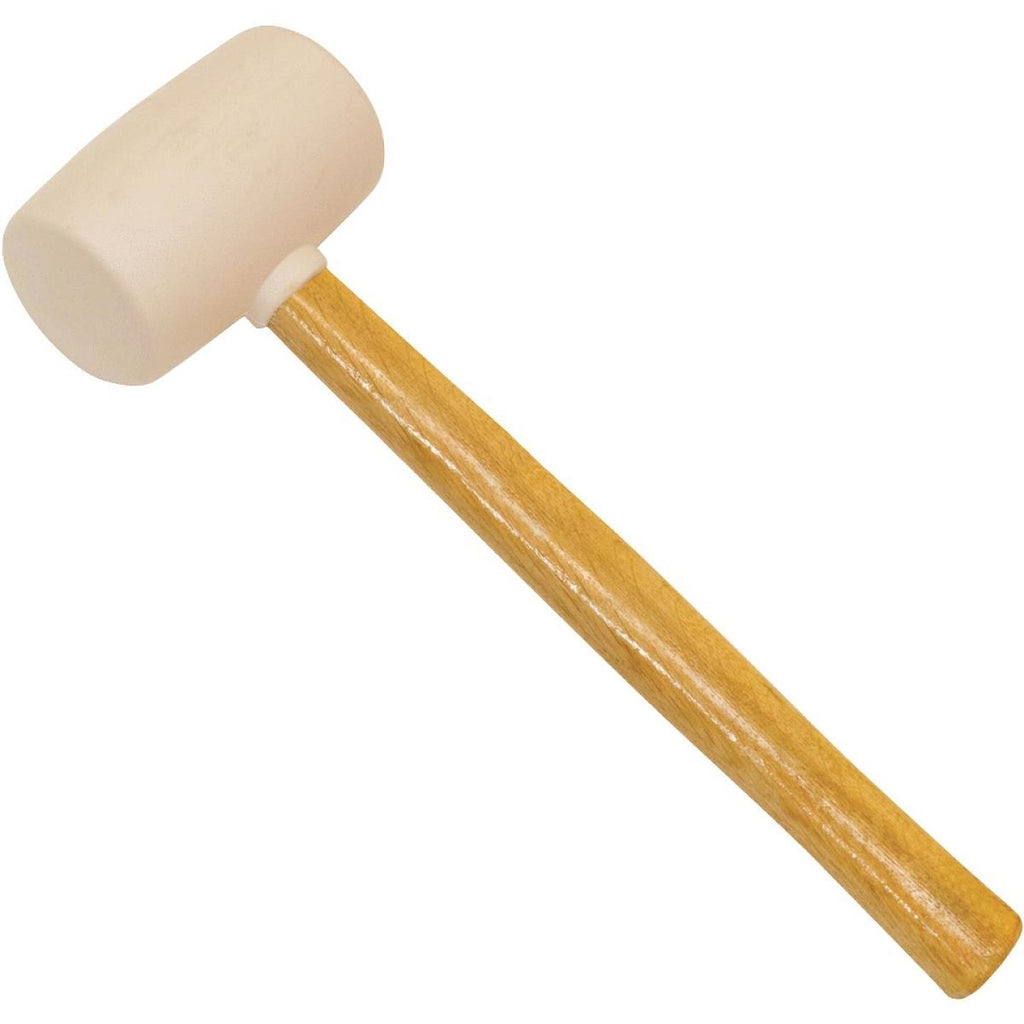 Wooden Handle Rubber Mallet, 16oz