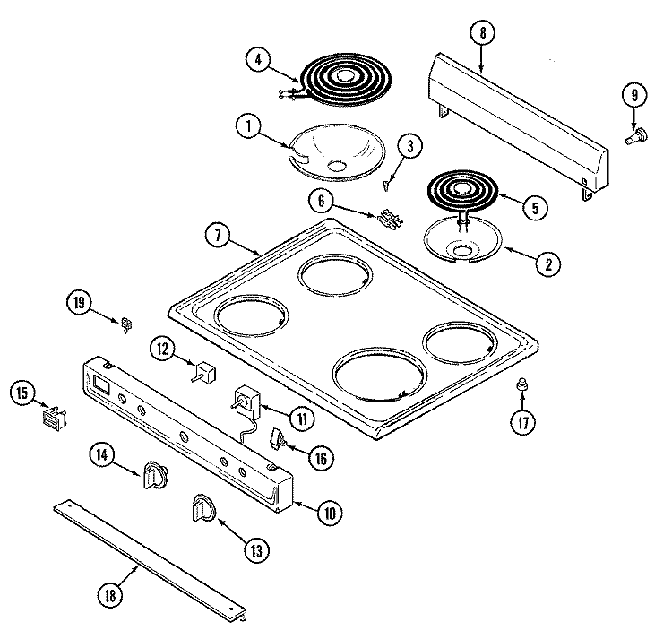 XP7260 Range Infinite Switch - XPart Supply