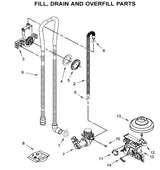 WPW10545278 Dishwasher Drain Hose
