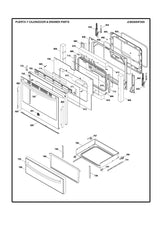 WS01L13565 Range Oven Door Assembly - XPart Supply