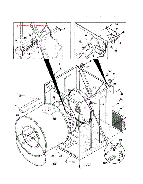 XP5303281153 Dryer Rear Bearing Kit - XPart Supply