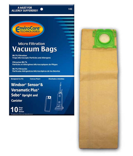 WI1802 Vacuum Upright & Canister Bags, 10 Pck - XPart Supply