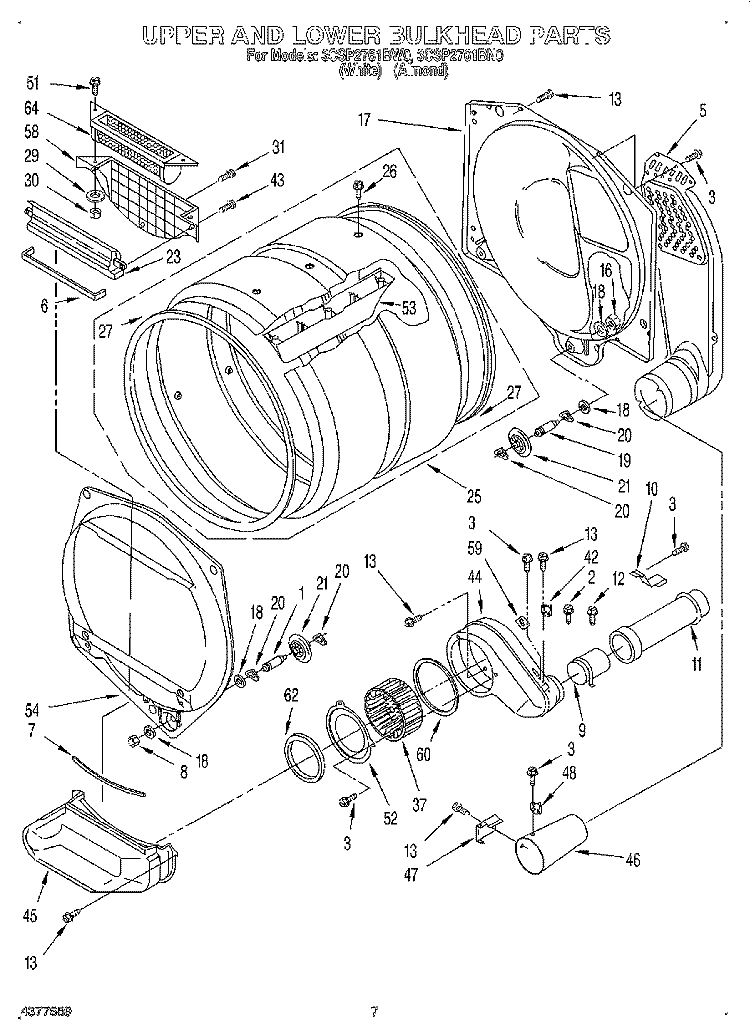 WP3391912 Dryer High Limit Thermostat - XPart Supply