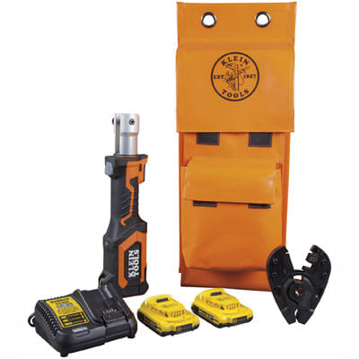 Klein Tools BAT207T5 Bolt Cutter; Steel; Battery Operated; 7-Ton; Hydraulic - XPart Supply