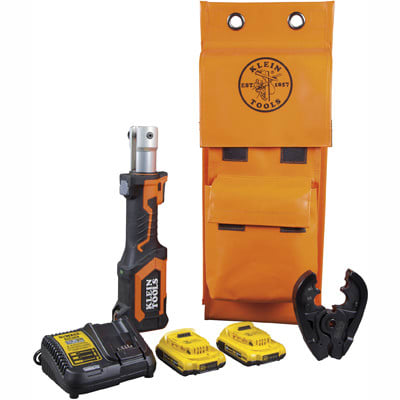 Klein Tools BAT207T1 Battery-Operated Cable Crimper, BG and Die Groove - XPart Supply