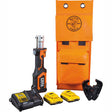 Klein Tools BAT207T2 Cable Crimper; 7-Ton Hydraulic; Battery Operated; D3 Groove Jaw - XPart Supply