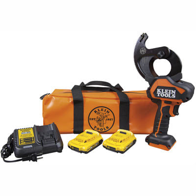 Klein Tools BAT20G10 Cable Cutter; Battery Operated; Closed Jaw; Copper/Aluminum - Appliance Parts Canada