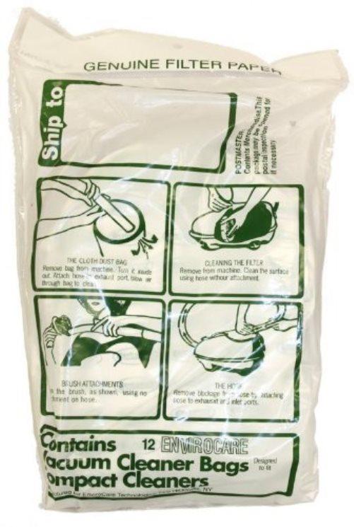 Compact Tristar Canister Vacuum Cleaner Paper Bags 12 Pk Generic Part # 738SEC - XPart Supply