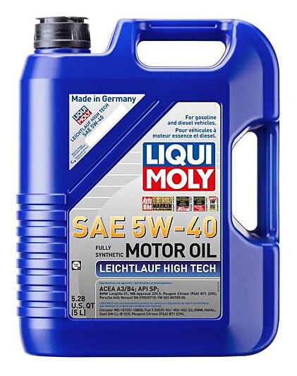 LiquiMoly Leichtlauf High Tech 5W-40 Motor Oil - 5 Liters - XPart Supply