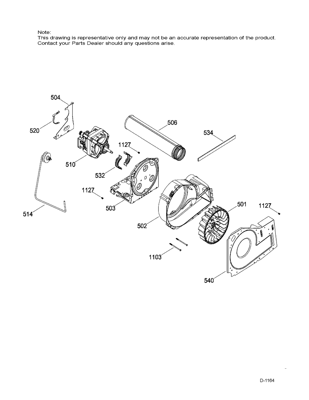 XP01L01643 Washer/Dryer Control Knob - XPart Supply