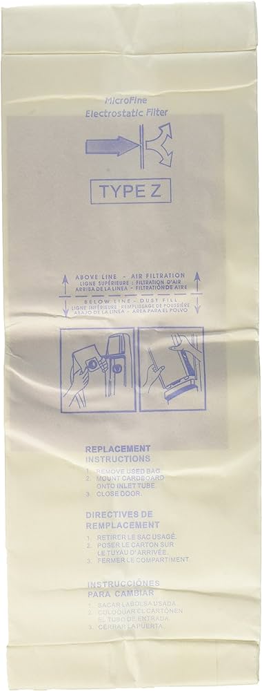 4010100Z Vacuum Bags, Type Z 3pk - XPart Supply